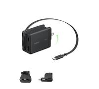 Belkin UltraCharge 70W USB C Charger Plug with Retractable USB C Cable