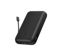 Belkin UltraCharge Power Bank 20000mAh PD 45W, Battery Pack with Integrated Cable and Digital Display, Fast Charging USB C Portable Charger for iPhone, iPad, Galaxy, Pixel, MacBook Air & More - Black