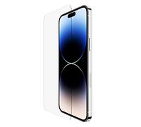 Belkin UltraGlass iPhone 14 Pro Max Screen Protector, AntiMicrobial-Treated, Easy Bubble Free Application with Included Installation Guide Tray, 9H
