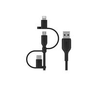 Belkin BOOST CHARGE USB cable 1 m USB A USB C/Micro-USB B/Lightning Black