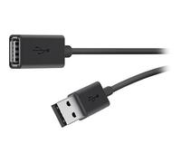 Belkin USB 2.0 A M/F 4.8m USB Cable USB-A Black