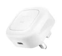 Belkin BoostCharge 20W Cubic Wall Charger, USB-C Power Delivery Fast Charging for Apple iPhone Air, iPhone 16, iPhone 15, Samsung Galaxy S25, Google Pixel, iPad, AirPods & More - White