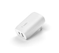Belkin USB C Charger Block 37W - Power Delivery 25W USB-C Port + 12W USB-A Port for PPS Charging Apple iPhone 16, 16 Plus, 16 Pro, 16 Pro Max, 15 Pro, Samsung Galaxy S25,Nintendo Switch 2 & More