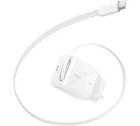 Belkin UltraCharge 67W USB-C Plug with 3.3ft (1m) Retractable USB C Cable | USB C Port, GaN Wall Charger, Fast Charging for iPhone 18, Samsung Galaxy, Google Pixel, Tablet, MacBook, Chromebook