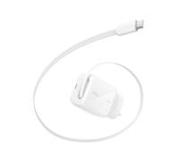 Belkin 67W USB-C GaN Fast Wall Charger with 1m USB-C Retractable Cable - White