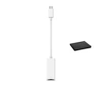 Belkin USB-C to Gigabit Ethernet Adapter - USB Type-C to RJ45 LAN Dongle - Plug & Play Network Converter for MacBook, iPad Pro, Chromebook, Windows - Compact, Reliable Wired Internet, Includes Cloth