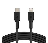 Belkin USB-C to Lightning Cable - 2m MFi-Certified Fast Charging Cable for iPhone 14, 13, 12 or Earlier (Black)
