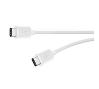 Belkin USB-C to USB-C Cable, 1.8 m (USB-IF Certified, 480 Mbps, Compatible with MacBook Pro, Google Pixel, Huawei P9, Nexus 5x, Nexus 6P, OnePlus 2, Nintendo Switch and More USB-C Devices) - White