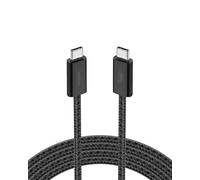 Belkin USB C to USB C Cable, 6.6ft, 60W - Type C Charger, iPhone Charger Cord, Soft, Braided, Flexible for iPhone 17, Galaxy S25, Pixel 10, Airpods, iPad Pro, Tablet & More, Travel Essentials - Black