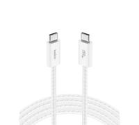 Belkin USB C to USB C Cable, 6.6ft 60W - Type C Charger, iPhone Charger Cord, Soft Braided Flexible for iPhone 16, Galaxy S25, Pixel 9, Airpods, iPad Pro, Tablet and More