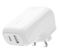 Belkin WCB009MYWH mobile device charger Universal White AC Fast charging Indoor