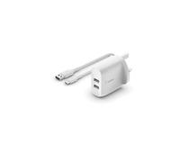 Belkin WCE001MY1MWH mobile device charger Universal White AC Indoor