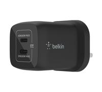 Belkin WCH013MYBK mobile device charger Universal Black AC Fast charging Indoor