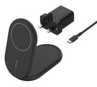 Belkin WIB007MYBK mobile device charger Headphones Smartphone Black USB Wireless charging Fast charging Indoor