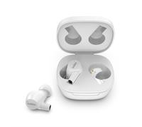 Belkin Wireless Earbuds, SoundForm Rise True Wireless Bluetooth 5.2 Earphones with Wireless Charging, IPX5 Sweat and Water Resistant, With Deep Bass