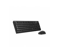 Belkin BBZ010UK keyboard Mouse included Universal RF Wireless + USB UK English Black