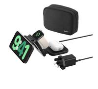Belkin WIZ024MYBK mobile device charger Headset, Smartphone, Watch Black USB Wireless charging Fast charging Indoor