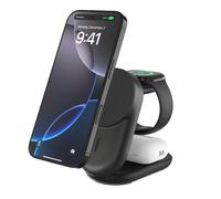 Belkin WIZ037MYBK mobile device charger Headphones, Smartphone Black USB Wireless charging Fast charging Indoor