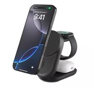 Belkin WIZ037MYBK mobile device charger Headphones Smartphone Black USB Wireless charging Fast charging Indoor