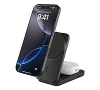 Belkin WIZ038MYBK mobile device charger Headphones, Smartphone Black USB Wireless charging Fast charging Indoor