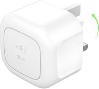 Belkinn Pack of 2 Compact Wall Charger 30W USB-C Power Fast Charging white