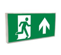 BELL 09083V2 LED Emergency Hinged Exit Box Including Up Legend - Select Self Test or Manual Emergency Mode