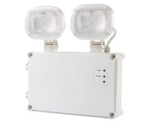 BELL 09088V2 12W Spectrum LED Emergency Twin Spot IP65 Non Maintained - White, Select Self Test or Manual Emergency Mode