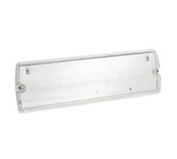 BELL 09091 3.3W Spectrum LED Emergency Bulkhead IP65 Maintained Includes set of 4 New Legends, Self Test