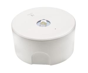 BELL 09126 2W Spectrum LED Emergency Downlight Surface/Recessed - Open Area/Corridor Non Maintained - Select Self Test or Manual Emergency Mode