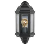 BELL 10360 Retro Half Lantern Black (lamp not included)
