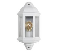 BELL 10364 Retro Half Lantern White (lamp not included)