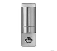 Bell 10420 - Luna GU10 PIR Wall Light - Fixed Single, Stainless Steel, IP54
