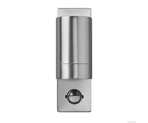 Bell 10420 - Luna GU10 PIR Wall Light - Fixed Single, Stainless Steel, IP54