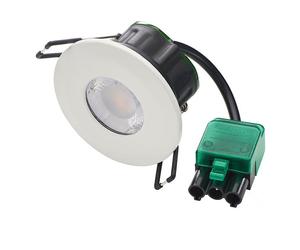 BELL 10510V2 5W/7W Wattage Switchable Firestay CCT LED Downlight - Dim, Plug and Play, 60° Beam Angle - Lever Tool-Free Termination