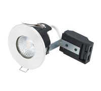 BELL 10665 Fire Rated MV/LV Downlight - Matt White