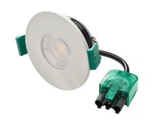 BELL 11370V2 4/6W Firestay Duo LED CCT Wattage Switchable Fixed Downlight - Dim, P&P, 60° Beam Angle - Lever Tool-Free Termination - No Bezel