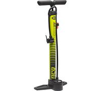 Bell Air Attack 650 High Volume Bicycle Pump Yellow Stripe with Gauge, Air Attack 650