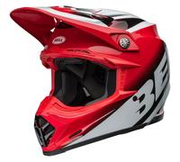 Bell Moto-9S Flex Rail, cross helmet L Red/White/Black