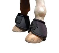 Bell Boot for Horses, Oxford Cloth Bell Boots with Non Slip Interior Bumps, Adjustable Overreach Boots for Jumping and Training, Heavy Duty Wear Protection, Available in S M L XL XXL
