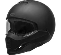 Bell Broozer Solid ECE Helmet, Dual Certification for Full-Face & Open-Face Riding, Matte Black, Size: 2X