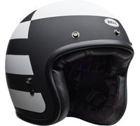 Bell Custom 500 Parlor ECE 22.06 Open Face Moto Helmet Matt Black / White