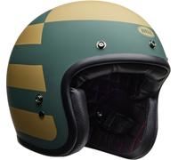 Bell C500 Parlor Jet Helmet, gold matte/dark green, size M