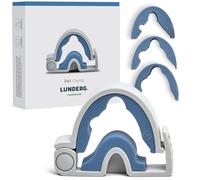 Bell Clamp by Lunderg - The ONLY Ergonomic Incontinence Clamp for Men with 3 Adjustable Sizes, Bell Shaped Frame and Anatomical Cutouts for All Day Comfort - Male Incontinence Products
