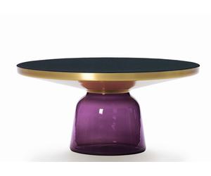 Bell Coffee Table Brass ClassiCon Amethyst-purple - 4250682802423