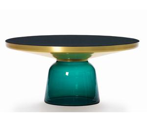 Bell Coffee Table Coffee Table Brass ClassiCon Emerald Green - 4250682802416