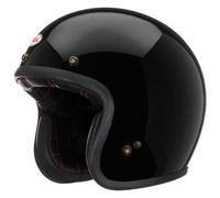 Bell Custom 500 Solid ECE Helmet, Inspired by 1954 Design, Oval Low-Profile Fit, Throwback Style, Color: Black, Size: L