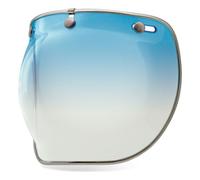 Bell Custom 500 3-Snap Bubble Deluxe Helmet Sield / Visor - Ice Blue Gradient