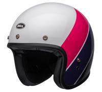Bell Custom 500 Riff Jet Helmet, white-pink, size XL