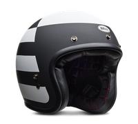 Bell Custom 500 Parlor ECE 22.06 Open Face Moto Helmet Matt Black / White