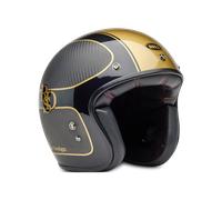 Bell Custom 500 RSD Checkmate Carbon Open Face Helmet Black/GoldM Black,Gold
